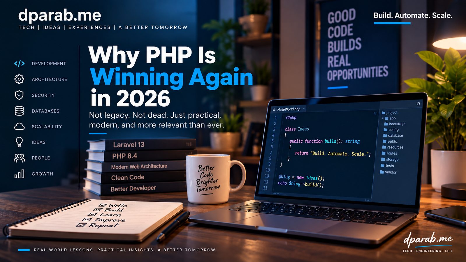 Why PHP Is Winning Again in 2026 — modern PHP development with Laravel and PHP 8.4