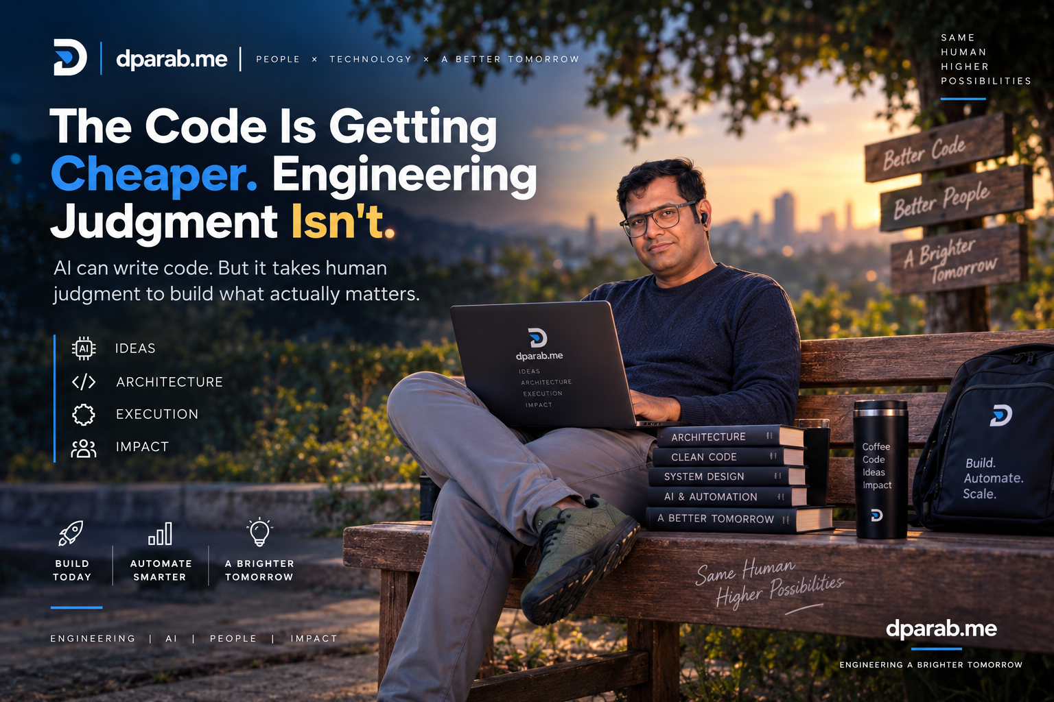 Devdutt Parab — The Code Is Getting Cheaper. Engineering Judgment Isn't.